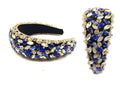 Royal Blue & Crystal Sparkle Headband