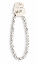 Pearl Necklace and Earring Set