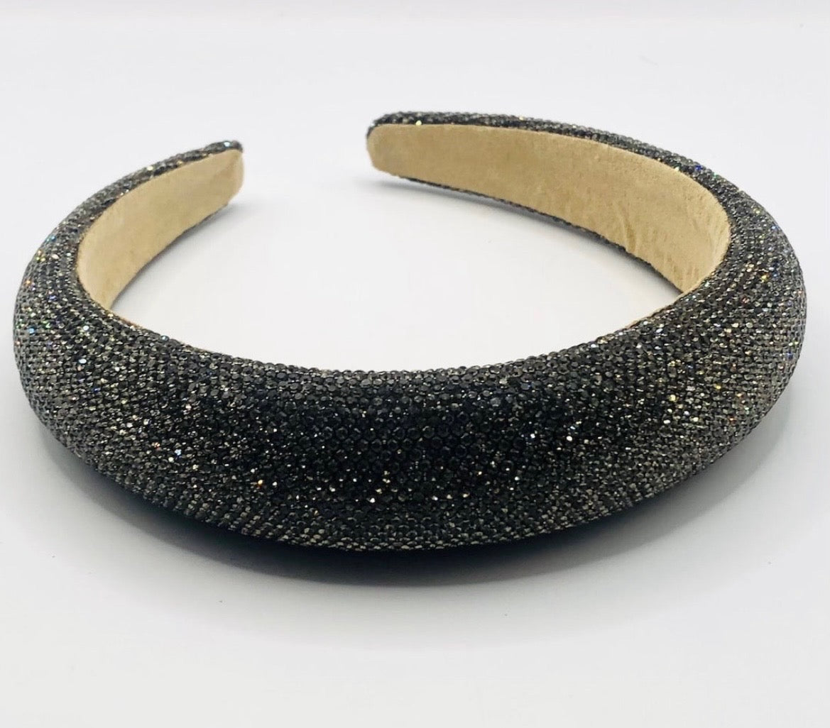 Full Crystal Padded Headband