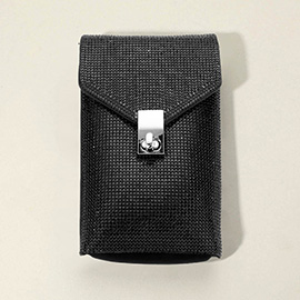 Black Rhinestone Clutch
